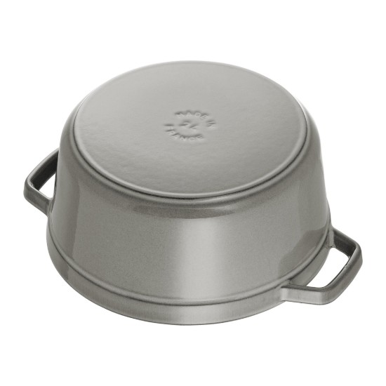 Staub - 28 cm / 6.7 literes Graphite Grey - Cocotte öntöttvas fazék