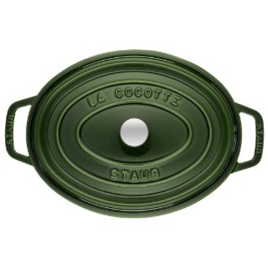 Staub - 33 cm / 6.7 litres Basil - Ovális Cocotte öntöttvas fazék