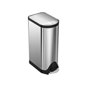 Simplehuman pedálos szemetes rozsdamentes acél, 30 L
