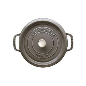 Staub cocotte fazék 24 cm/3,8 l, Graphite Grey 