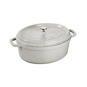 Staub - Ovális Cocotte fazék, öntöttvas, 27cm/3,2L, White Truffle