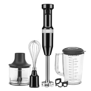 KitchenAid - 180W-os - Onyx Black - botmixer (3 az 1-ben turmixgép szett)