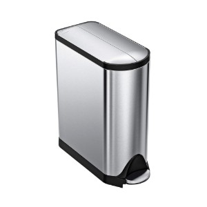 Simplehuman ~  45 literes, rozsdamentes acél pedálos szemetes