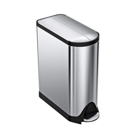 Simplehuman ~  45 literes, rozsdamentes acél pedálos szemetes