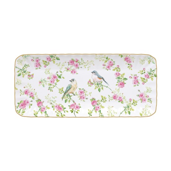 Nuova R2S - 36 x 16 cm - es "Spring Time" porcelán tálca