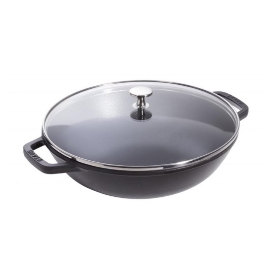 Staub wokserpenyő, 30 cm, öntöttvas