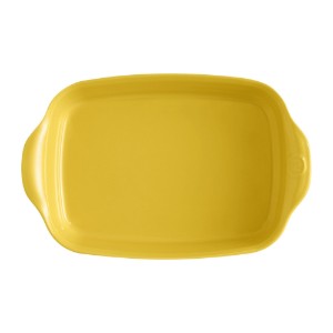 Emile Henry - 30 x 19 cm / 1,55 literes ~ Provence yellow ~ kerámia tepsi