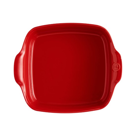 Emile Henry tepsi, kerámiá, 24cm/1,8L, Burgundy