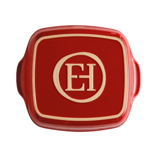Emile Henry tepsi, kerámiá, 24cm/1,8L, Burgundy