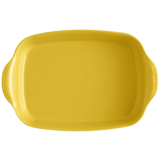 Emile Henry -  Provence yellow sütőtál kerámia, 42,5x28cm/4L