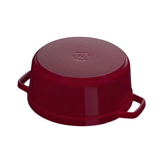 Cocotte főzőedény öntöttvasból, 26cm / 5,2L, Bordeaux - Staub