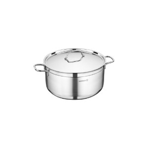 Korkmaz "Alfa"-   Rozsdamentes acél lábas fedővel,  16 cm / 1,8 l