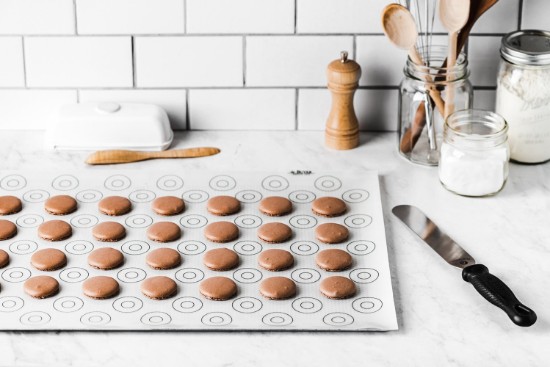 Macarons sütőlap, szilikon, 40 x 30 cm - de Buyer