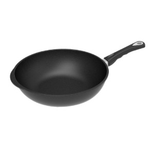 Wok serpenyő, alumínium, 30 cm, indukciós - AMT Gastroguss