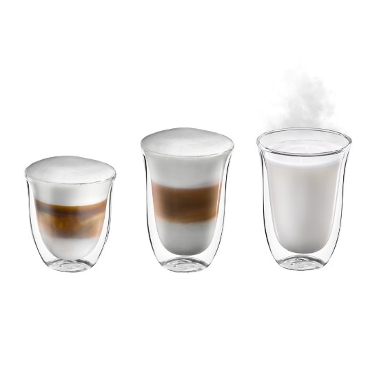 De'Longhi -  350 ml-es  rozsdamentes acél ~ tejhabosító bögre