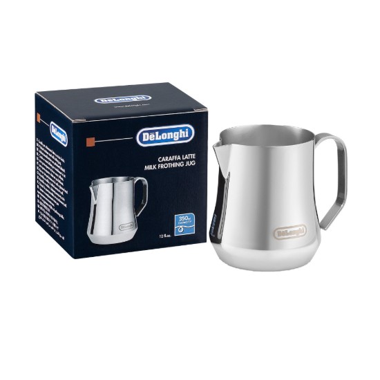 De'Longhi -  350 ml-es  rozsdamentes acél ~ tejhabosító bögre