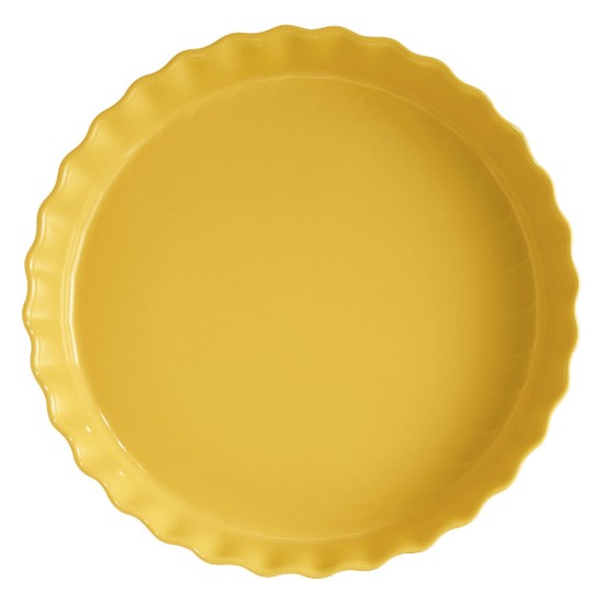 Tortatálca, kerámia, 32cm/3L, "Provence Yellow" - Emile Henry
