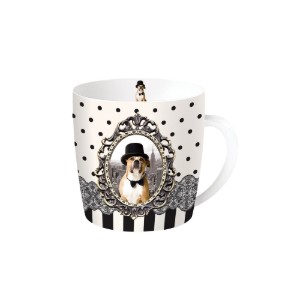 Nuova R2S porcelán bögre 350ml, kutyás