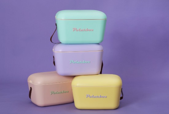 Hűtőláda, 12L,  "Classic", Yellow - Cyan - Polarbox