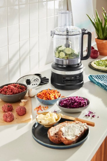 KitchenAid - Konyhai robotgép, 2,1L, 250W, Matt Black