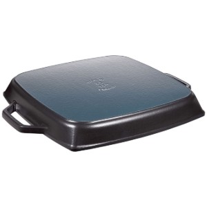 Staub négyszögletes grillserpenyő, 33 cm, öntöttvas, Fekete