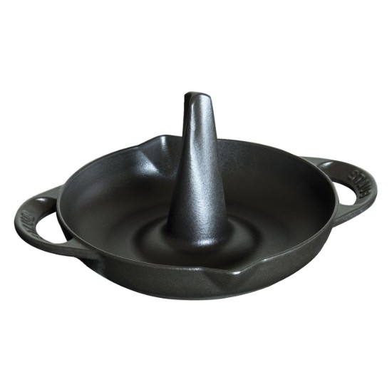 Staub csirkesütő állvány 24 cm, Fekete