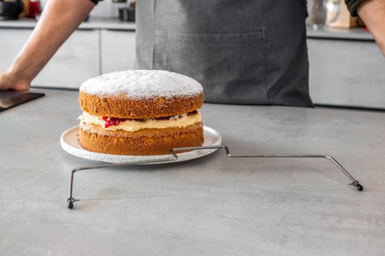 Kitchen Craft tortaszeletelő, 40 cm, szénacél