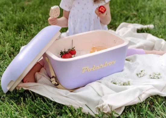 Hűtőláda, 12L, "Pop", Lilac - Yellow - Polarbox