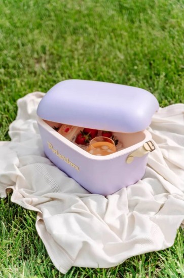 Hűtőláda, 12L, "Pop", Lilac - Yellow - Polarbox