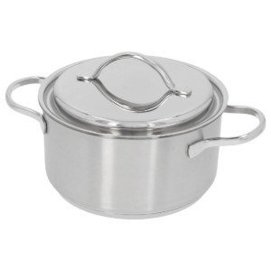 Demeyere lábas fedővel 18 cm/2 l, rozsdamentes acél, "Resto"