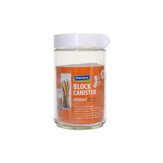 Glasslock üveg ételtároló 600 ml 