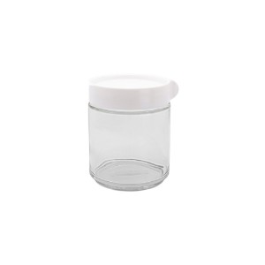 Glasslock üveg ételtároló 400 ml, Fehér
