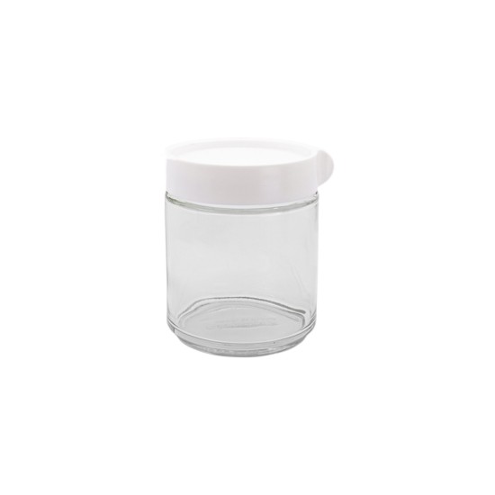 Glasslock üveg ételtároló 400 ml, Fehér