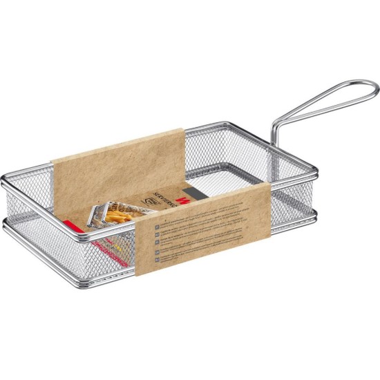Téglalap alakú adagolókosár, rozsdamentes acél, 21,5 × 9,5 cm - Westmark