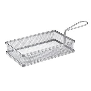 Téglalap alakú adagolókosár, rozsdamentes acél, 21,5 × 9,5 cm - Westmark