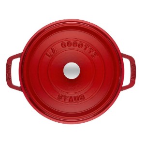 Staub ~ 30 cm / 8,35 literes Cherry  - kerek Cocotte öntöttvas fazék
