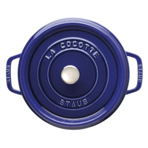 Staub - 28 cm / 6.75 literes Dark Blue- Cocotte öntöttvas fazék