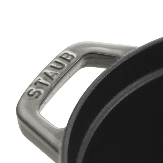 Staub ~ 29 cm / 4,2 literes, Graphite Grey ovális Cocotte edény
