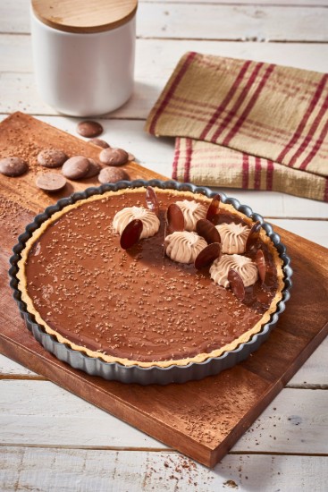  de Buyer ~ 28 cm -es acél pite (lepény) forma kivehető aljal