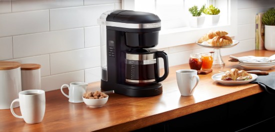 Programozható kávéfőző, 1.7L, 1100W, Onyx Black - KitchenAid
