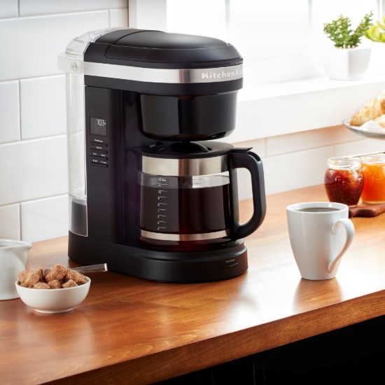 Programozható kávéfőző, 1.7L, 1100W, Onyx Black - KitchenAid