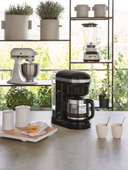 Programozható kávéfőző, 1.7L, 1100W, Onyx Black - KitchenAid