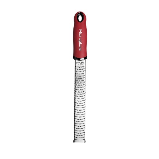Reszelő sebészeti acélból, 30,5 x 3,3 cm, "Pomegranate Red" - Microplane