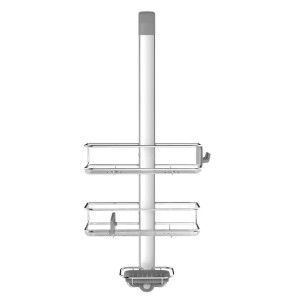 Simplehuman - Állítható zuhanytartó, eloxált alumínium