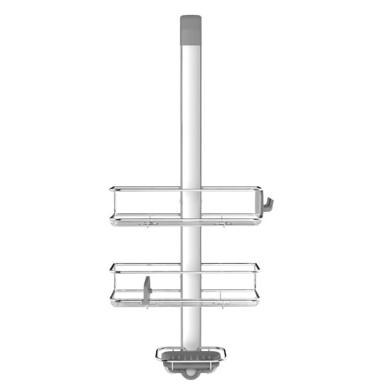 Simplehuman - Állítható zuhanytartó, eloxált alumínium