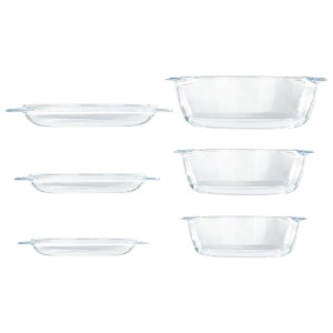 3 db Hőálló üvegből készült, élelmiszertároló edény készlet "Essentials" - Pyrex