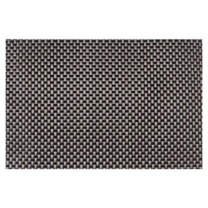 4 db ~ 45 x 30 cm-es fekete tányéralátét készlet 