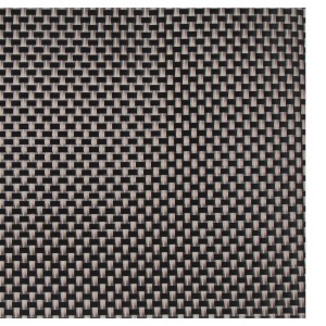 4 db ~ 45 x 30 cm-es fekete tányéralátét készlet 