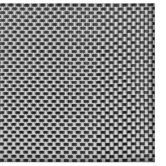 4 db.-os tányéralátét fekete/krém 45 cm