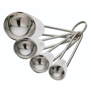 Kitchen Craft 4 darabos mérőkanál készlet, 1.25 - 15 ml